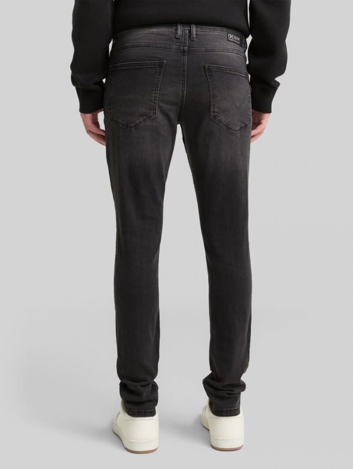Tom Tailor TTCULVER SKINNY Jeans - Used Dark Stone Black Denim