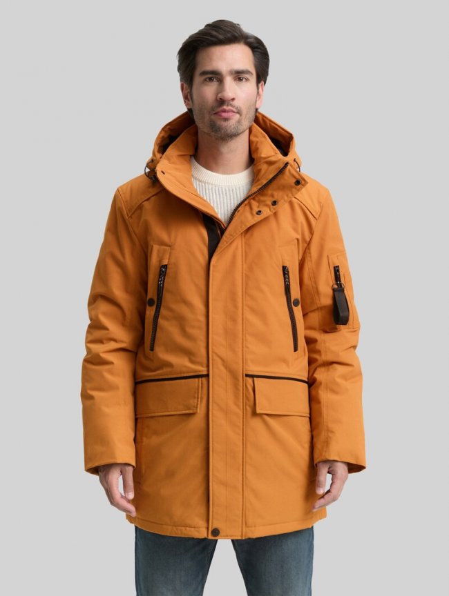 Tom Tailor Arctic Parka mit abnehmbarer Kapuze - Peanut Butter Brown Tom Tailor Arctic Parka mit abnehmbarer Kapuze - Peanut Butter Brown