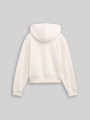 Tom Tailor Hoodie Sweatshirt mit Reißverschluss - Gardenia White Tom Tailor Hoodie Sweatshirt mit Reißverschluss - Gardenia White
