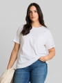 Tom Tailor Plus Size - Boxy Fit T-Shirt mit Brusttasche - White Tom Tailor Plus Size - Boxy Fit T-Shirt mit Brusttasche - White