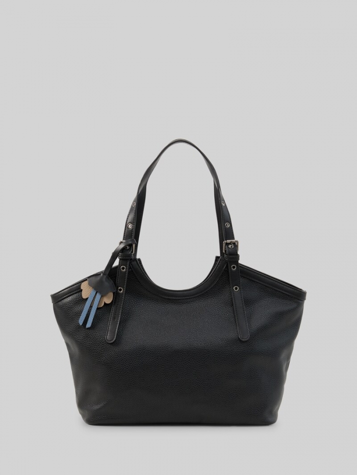 Tom Tailor TTARTEMISA L Shopper mit Anhänger - Schwarz / Black Tom Tailor TTARTEMISA L Shopper mit Anhänger - Schwarz / Black