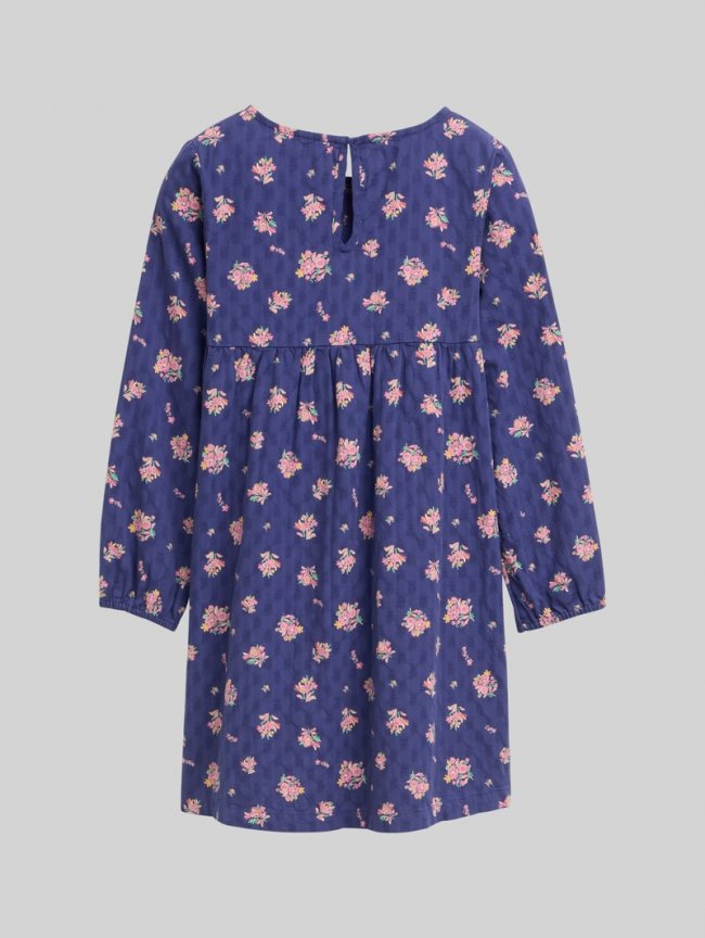 Tom Tailor Mini-Kleid mit Blumenmuster - Dark Blue Multi Color Flower Tom Tailor Mini-Kleid mit Blumenmuster - Dark Blue Multi Color Flower