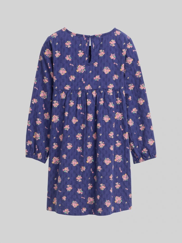 Tom Tailor Mini-Kleid mit Blumenmuster - Dark Blue Multi Color Flower Tom Tailor Mini-Kleid mit Blumenmuster - Dark Blue Multi Color Flower