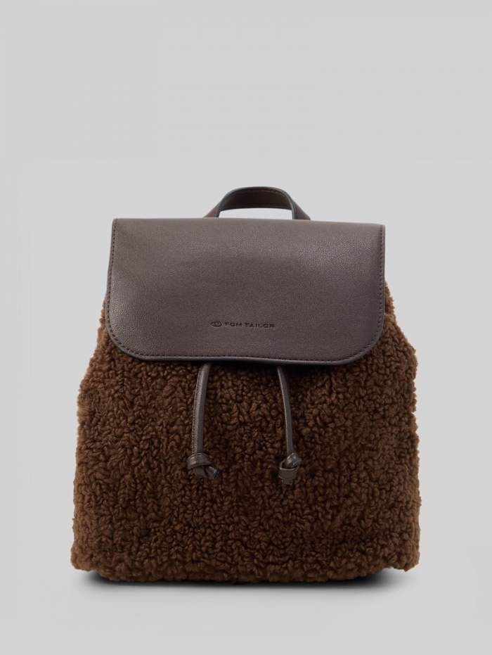 Tom Tailor TTZELINA S Rucksack mit Umschlag - Dark Brown Tom Tailor TTZELINA S Rucksack mit Umschlag - Dark Brown