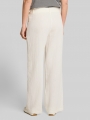 Tom Tailor Musselin Wide Leg Hose mit Gürtel - Whisper White Tom Tailor Musselin Wide Leg Hose mit Gürtel - Whisper White