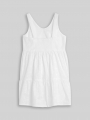 Tom Tailor Mini-Kleid mit Lochstickerei - White Tom Tailor Mini-Kleid mit Lochstickerei - White