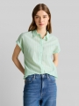 Tom Tailor Bluse mit Streifenmuster - Matcha Green White Stripe Tom Tailor Bluse mit Streifenmuster - Matcha Green White Stripe