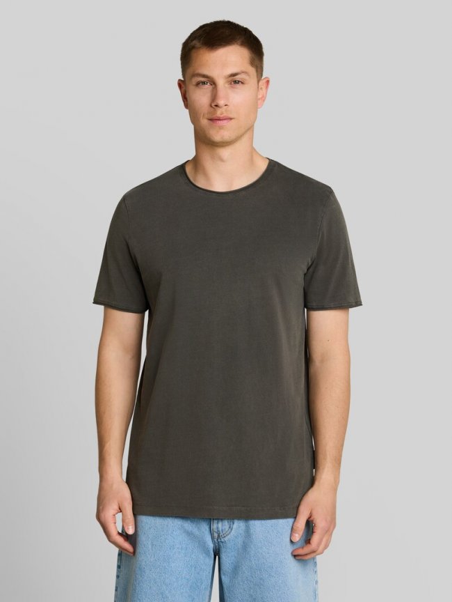 Tom Tailor T-Shirt im Used-Look - Black Tom Tailor T-Shirt im Used-Look - Black