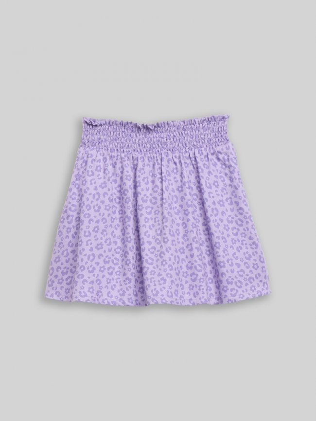 Tom Tailor Mini-Rock mit Leoparden-Print - Small Lilac Leopard Print Tom Tailor Mini-Rock mit Leoparden-Print - Small Lilac Leopard Print