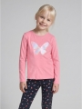 Tom Tailor Langarmshirt mit glänzendem Print - Smooth Rose