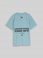 Tom Tailor Oversize T-Shirt mit Rückenprint - Light Teal Tom Tailor Oversize T-Shirt mit Rückenprint - Light Teal