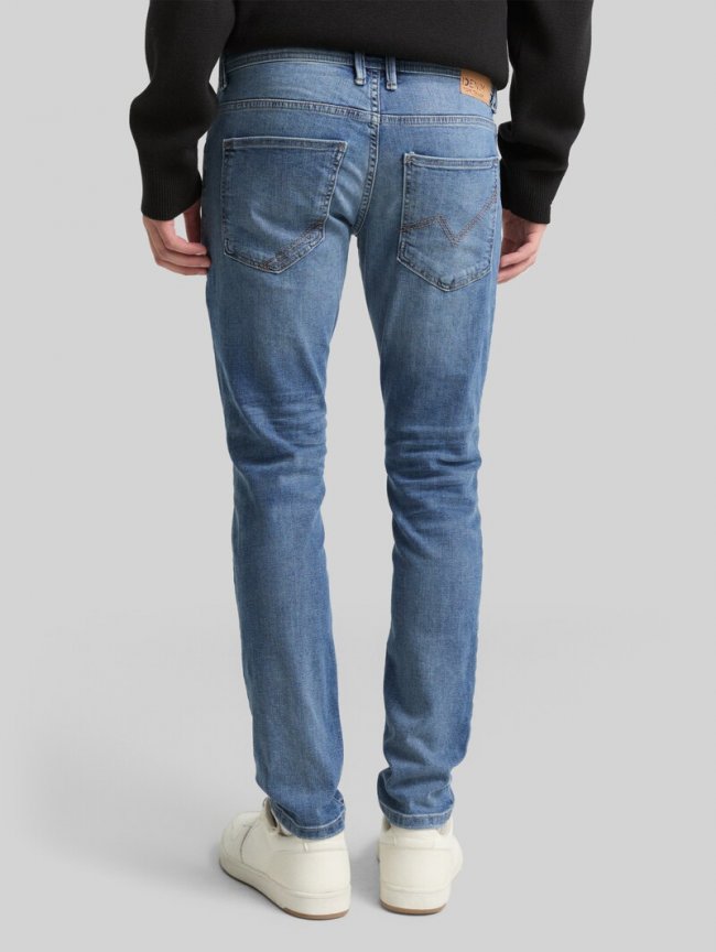 Tom Tailor TTCULVER SKINNY Jeans - Used Light Stone Blue Denim Tom Tailor TTCULVER SKINNY Jeans - Used Light Stone Blue Denim