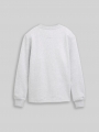 Tom Tailor Sweatshirt mit Schriftzug - Light Stone Grey Melange Tom Tailor Sweatshirt mit Schriftzug - Light Stone Grey Melange
