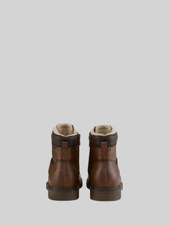 Tom Tailor Wasserdichte Stiefeletten mit Fütterung - Rust Tom Tailor Wasserdichte Stiefeletten mit Fütterung - Rust