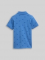 Tom Tailor Piqué Poloshirt mit Stickerei - Small Blue Shark Print Tom Tailor Piqué Poloshirt mit Stickerei - Small Blue Shark Print