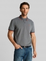 Tom Tailor Piqué Poloshirt mit Logo-Print - Greyish Green Two Tone Pique Tom Tailor Piqué Poloshirt mit Logo-Print - Greyish Green Two Tone Pique