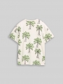 Tom Tailor Oversize T-Shirt mit Muster - Large Neon Detail Palm Trees Tom Tailor Oversize T-Shirt mit Muster - Large Neon Detail Palm Trees