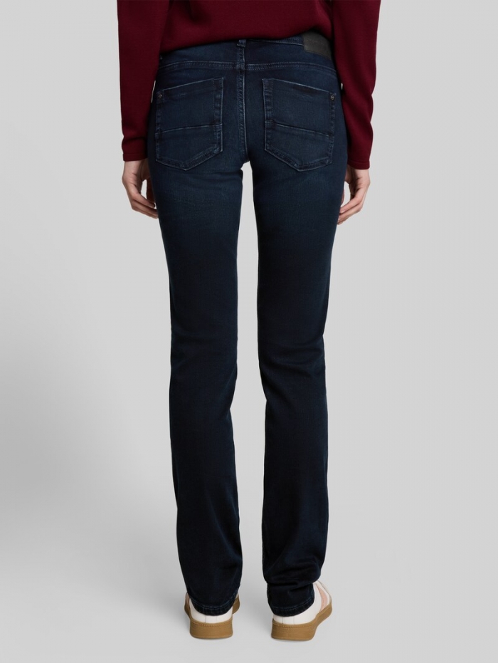 Tom Tailor TTLIVA STRAIGHT Jeans mit Stretch - Black Blue Denim Tom Tailor TTLIVA STRAIGHT Jeans mit Stretch - Black Blue Denim