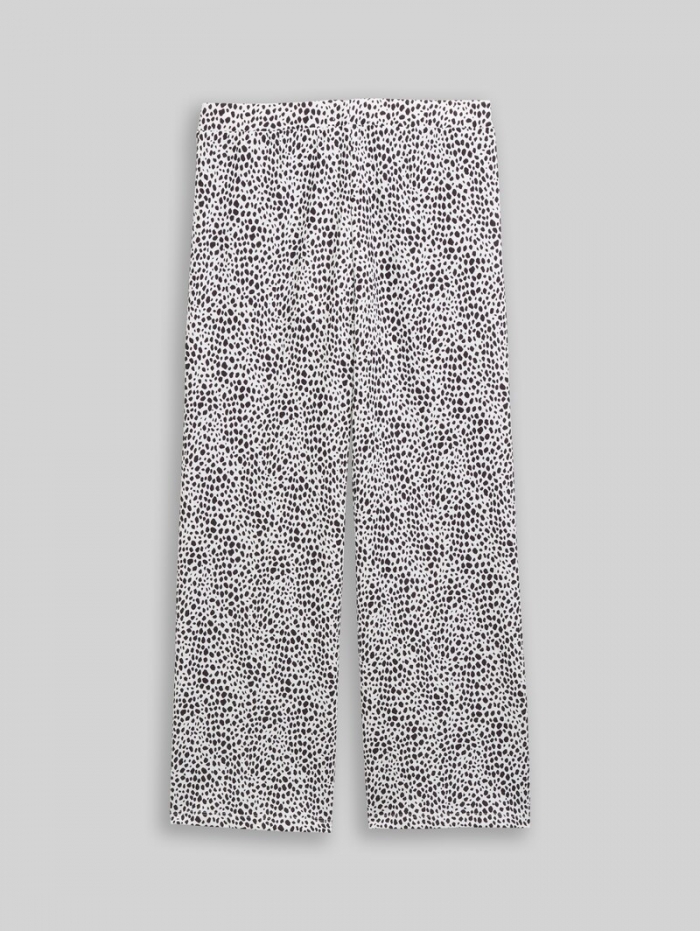 Tom Tailor Wide Leg Hose mit Muster - Grey Animal Skin Design Tom Tailor Wide Leg Hose mit Muster - Grey Animal Skin Design