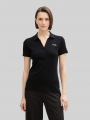 Tom Tailor Basic Poloshirt mit Logo-Stickerei - Deep Black Tom Tailor Basic Poloshirt mit Logo-Stickerei - Deep Black