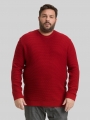 Tom Tailor Plus Size - Strickpullover mit Rundhalsausschnitt - Coach Red Tom Tailor Plus Size - Strickpullover mit Rundhalsausschnitt - Coach Red
