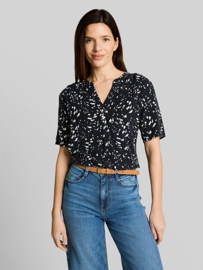 Tom Tailor Bluse mit Muster - Navy Dot Tom Tailor Bluse mit Muster - Navy Dot