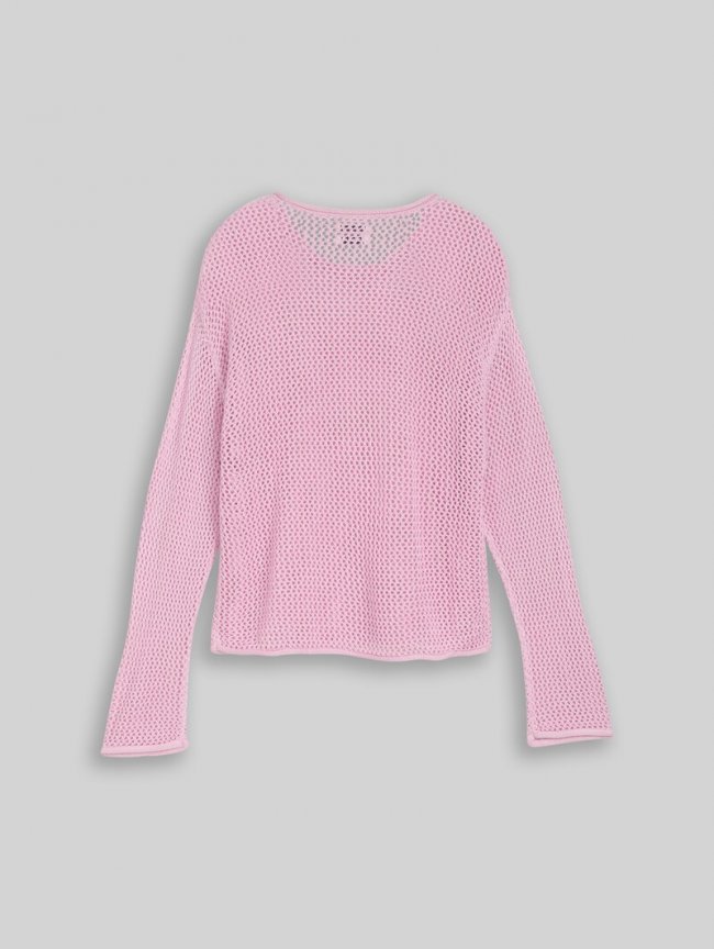 Tom Tailor Cropped Strickpullover - Cold Pink Tom Tailor Cropped Strickpullover - Cold Pink