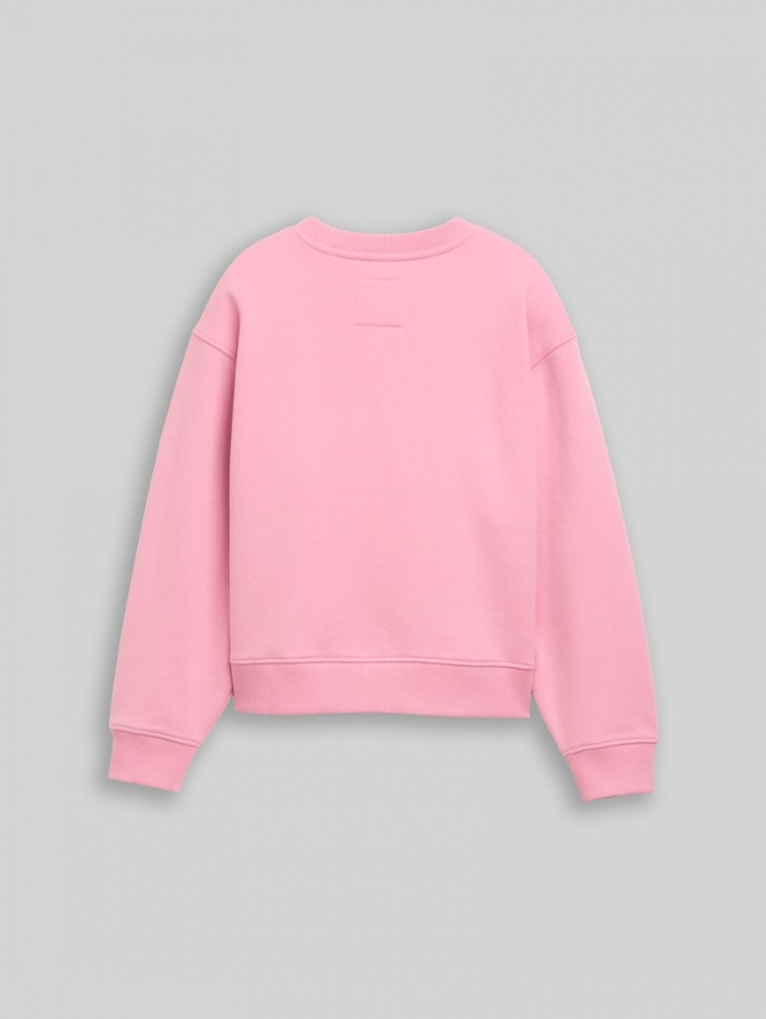 Tom Tailor Basic Sweatshirt - Soft Blush Rose