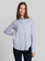 Tom Tailor Hemdbluse mit Turn-up-Funktion - Fern Blue Dobby Tom Tailor Hemdbluse mit Turn-up-Funktion - Fern Blue Dobby