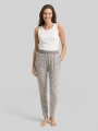 Tom Tailor Pyjama-Hose mit Leo-Print - Grey-medium-allover Tom Tailor Pyjama-Hose mit Leo-Print - Grey-medium-allover