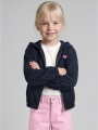 Tom Tailor Cropped Hoodie Sweatjacke mit Stickerei - Sky Captain Blue Tom Tailor Cropped Hoodie Sweatjacke mit Stickerei - Sky Captain Blue