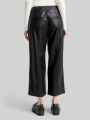 Tom Tailor Culotte Hose in Lederoptik - Deep Black Tom Tailor Culotte Hose in Lederoptik - Deep Black