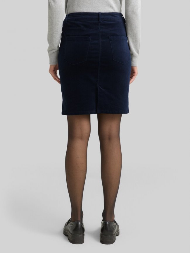 Tom Tailor Rock aus Samt - Sky Captain Blue Tom Tailor Rock aus Samt - Sky Captain Blue