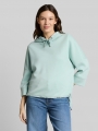 Tom Tailor Hoodie Sweatshirt aus Scuba - Blue Haze