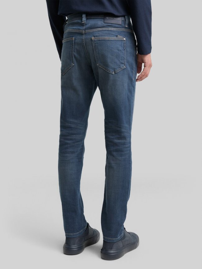 Tom Tailor TTJOSH REGULAR SLIM Jeans - Dark Stone Blue Grey Denim Tom Tailor TTJOSH REGULAR SLIM Jeans - Dark Stone Blue Grey Denim