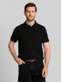 Tom Tailor Piqué Poloshirt mit Logo-Stickerei - Black