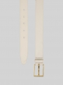 Tom Tailor TTCARA Ledergürtel mit eckiger Dornschließe - Off White Tom Tailor TTCARA Ledergürtel mit eckiger Dornschließe - Off White