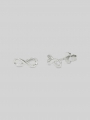 Tom Tailor Ohrstecker Silber 925 - Stein Zirkonia weiß - Silver Tom Tailor Ohrstecker Silber 925 - Stein Zirkonia weiß - Silver