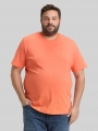 Tom Tailor Plus Size - T-Shirt mit Logo-Stickerei - Wild Coral Tom Tailor Plus Size - T-Shirt mit Logo-Stickerei - Wild Coral