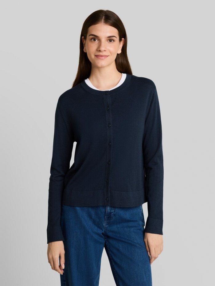 Tom Tailor Cardigan mit Seidenanteil - Sky Captain Blue Tom Tailor Cardigan mit Seidenanteil - Sky Captain Blue