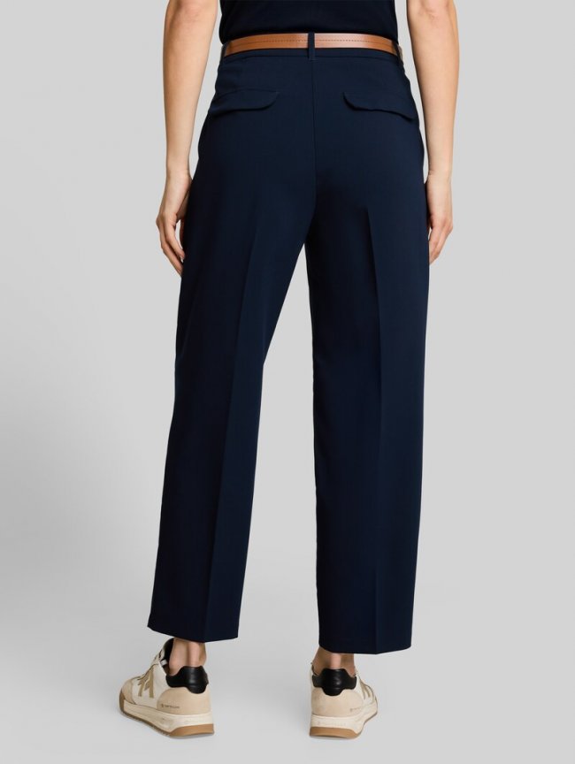 Tom Tailor Loose Fit Barrel Hose mit Gürtel - Sky Captain Blue Tom Tailor Loose Fit Barrel Hose mit Gürtel - Sky Captain Blue