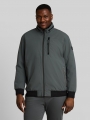 Tom Tailor Plus Size - Blouson Jacke mit verstaubarer Kapuze - Darkest Olive Tom Tailor Plus Size - Blouson Jacke mit verstaubarer Kapuze - Darkest Olive
