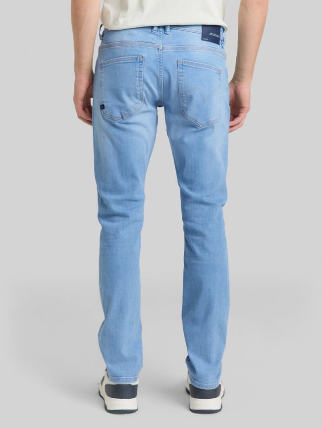 Tom Tailor TTAEDAN STRAIGHT Jeans - Light Stone Bright Blue Denim Tom Tailor TTAEDAN STRAIGHT Jeans - Light Stone Bright Blue Denim