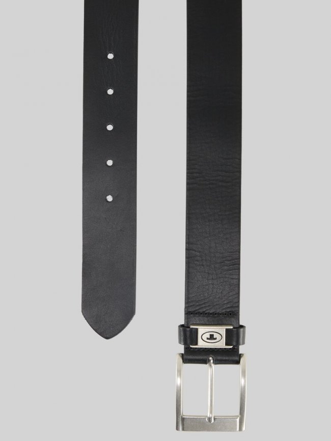 Tom Tailor TTNATHAN Ledergürtel mit eckiger Dornschließe - Black Uni Tom Tailor TTNATHAN Ledergürtel mit eckiger Dornschließe - Black Uni