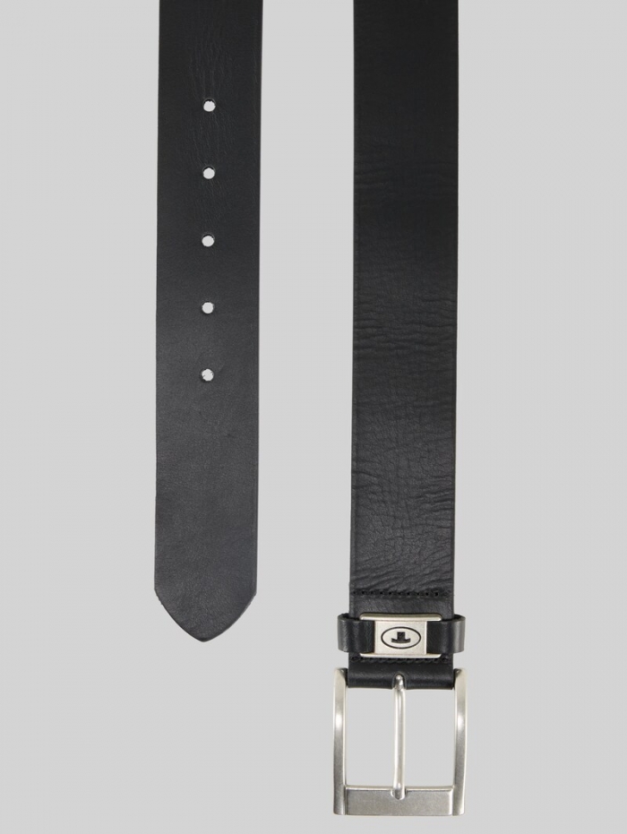 Tom Tailor TTNATHAN Ledergürtel mit eckiger Dornschließe - Black Uni Tom Tailor TTNATHAN Ledergürtel mit eckiger Dornschließe - Black Uni