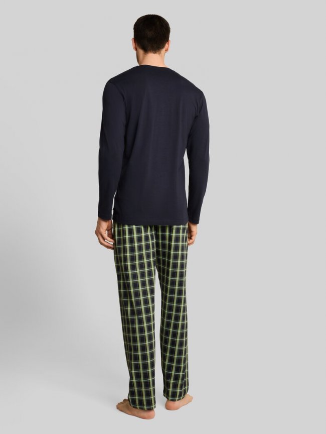 Tom Tailor Pyjama-Set mit Karomuster - Green-dark-check Tom Tailor Pyjama-Set mit Karomuster - Green-dark-check