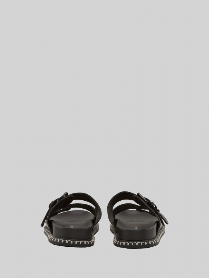 Tom Tailor Flache Sandalen mit Verschluss-Schnallen - Black Tom Tailor Flache Sandalen mit Verschluss-Schnallen - Black
