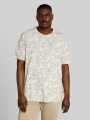 Tom Tailor Plus Size - T-Shirt mit Allover-Print - Off White Irregular Design Tom Tailor Plus Size - T-Shirt mit Allover-Print - Off White Irregular Design