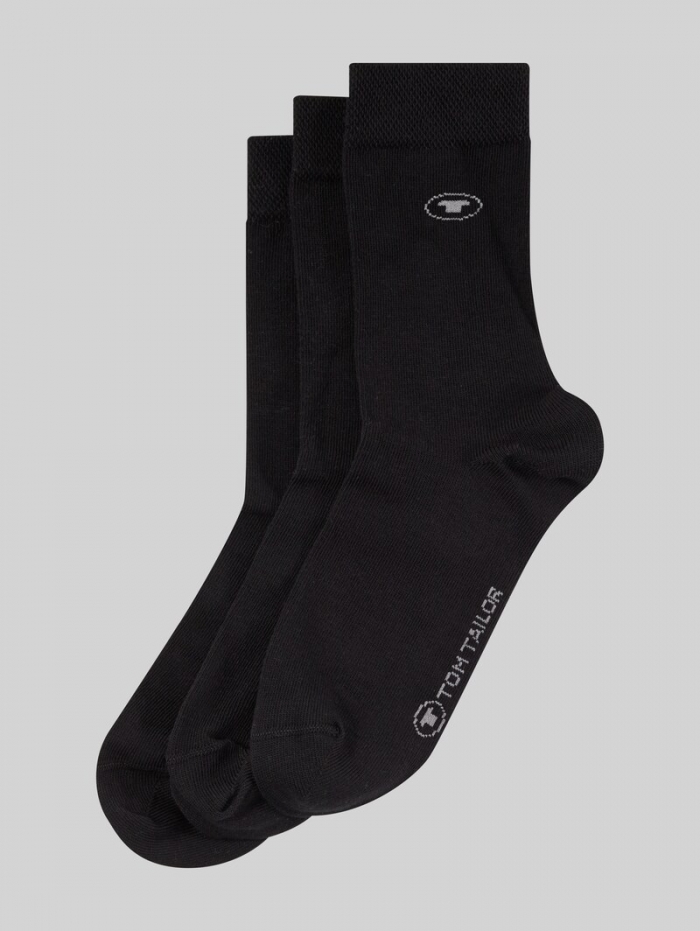 Tom Tailor Socken im 3er-Pack - Black Tom Tailor Socken im 3er-Pack - Black