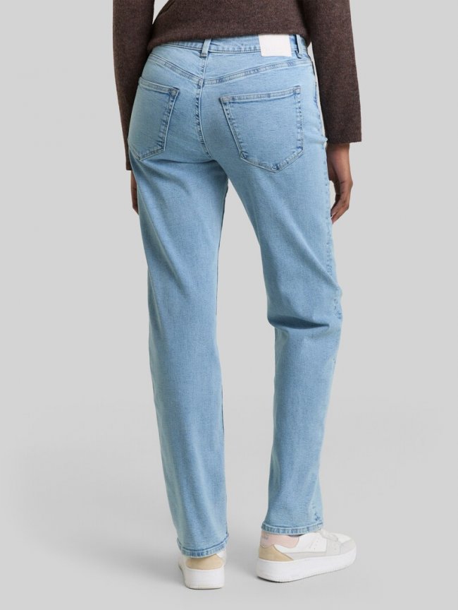 Tom Tailor TTELLA STRAIGHT Jeans - Light Stone Blue Denim Tom Tailor TTELLA STRAIGHT Jeans - Light Stone Blue Denim